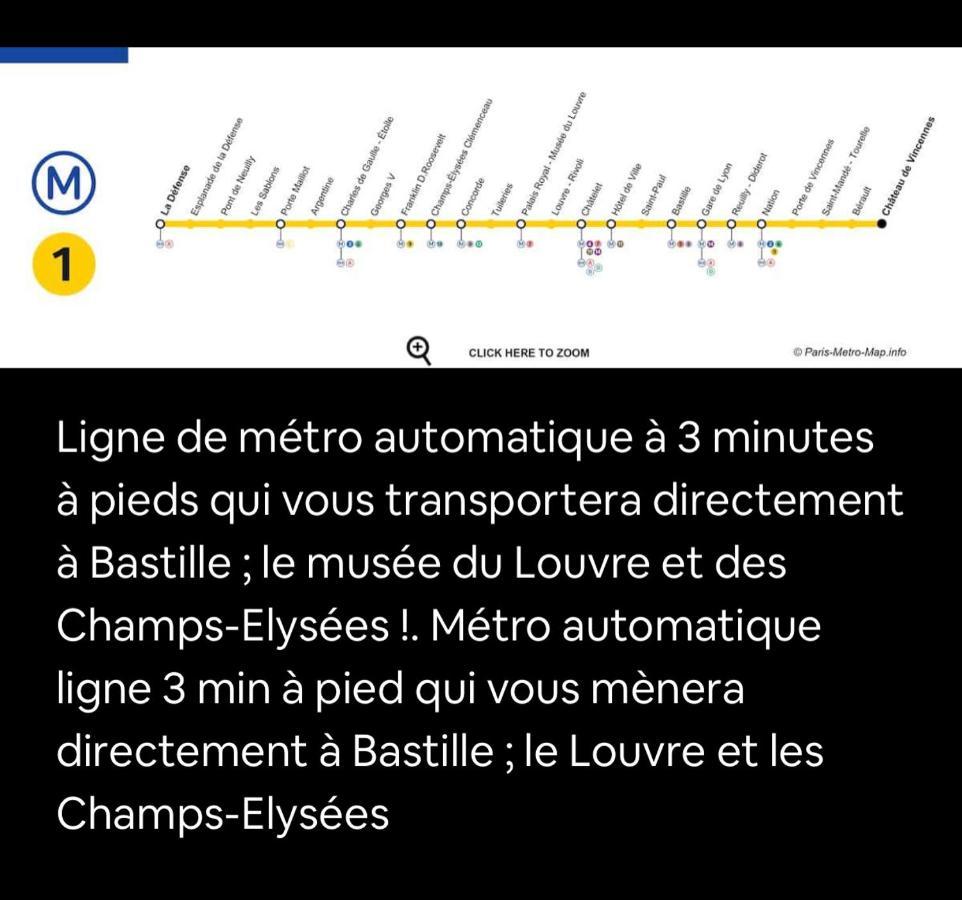 Loft Lumineux Hyper Centre Vincennes Rer A 5 Min - Parking Gratuit 아파트 외부 사진
