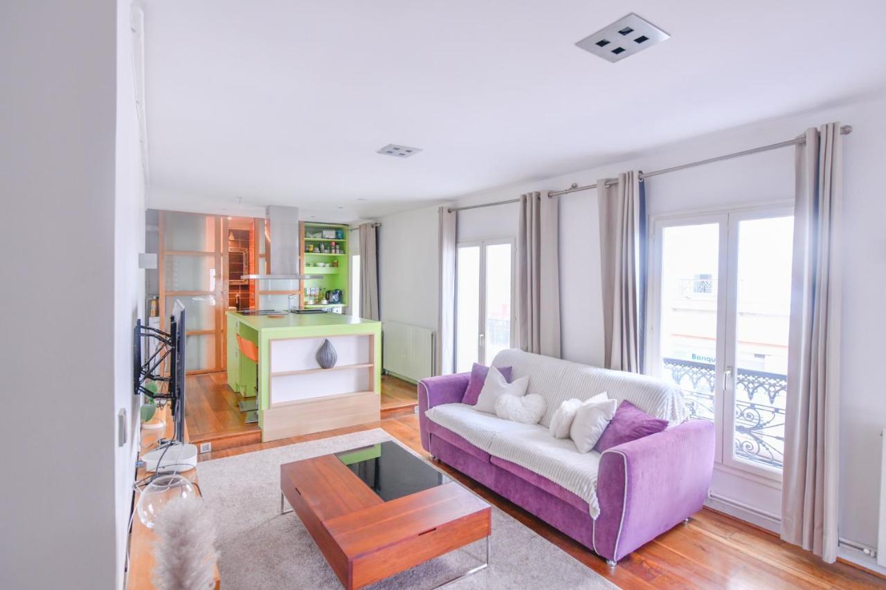 Loft Lumineux Hyper Centre Vincennes Rer A 5 Min - Parking Gratuit 아파트 외부 사진